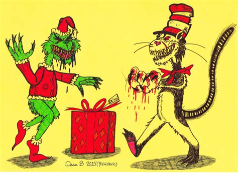 The Grinch vs the Cat in the Hat by XenoTeeth3 on DeviantArt