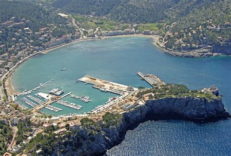 Port De Soller Marina in Port De Soller, Ballearic Islands, Spain ...