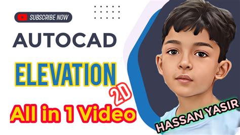 AUTOCAD DRAWING ELEVATION | How to Make Elevation by One Video ...