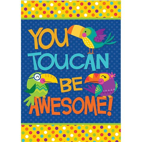 You Can Toucan Be Awesome Poster 13"x19" | Eureka School #backtoschool #studentmotivation # ...