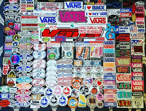 vintage Vans skateboard / BMX sticker collection Bmx Stickers ...