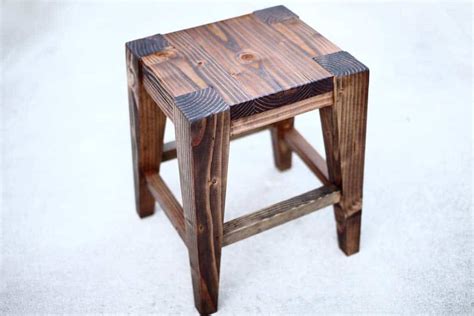 How to Build a DIY Wooden Bar Stool - TheDIYPlan