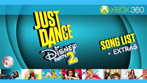 Just Dance Disney Party 2 - Song List + Extras [Xbox 360] - YouTube