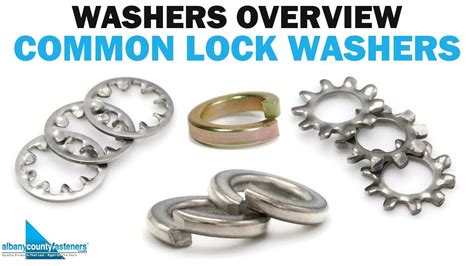 Common Types of Lock Washers | Fasteners 101 - YouTube