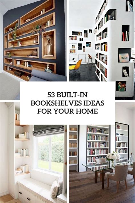 53 Built-In Bookshelves Ideas For Your Home - DigsDigs