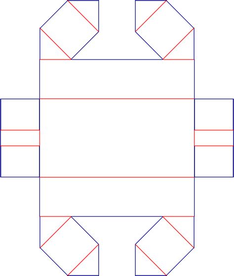 Custom dimensions inserts/dividers four sides Dieline 310240