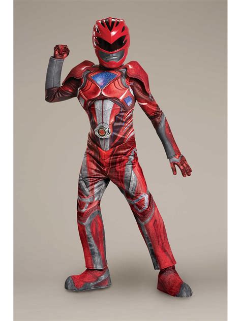 Red Power Ranger Costume for Kids | Superheroes | Costumes & Dress-up ...