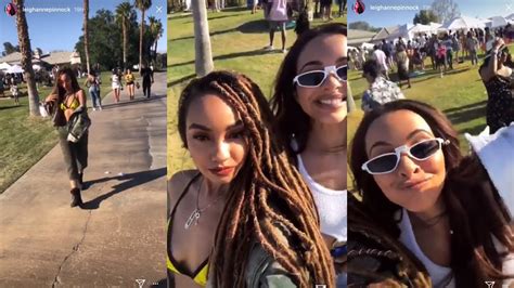 Leigh-Anne COACHELLA | Instagram Stories - YouTube