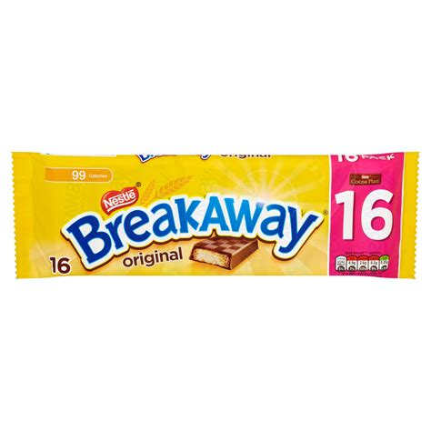 Breakaway Milk Chocolate Biscuit Bar 16 Pack | Multipack Biscuits ...