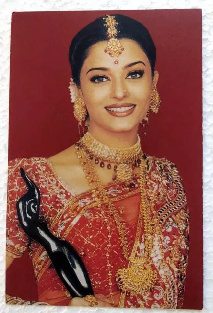 BOLLYWOOD INDIA ACTOR Miss World Aishwarya Rai Bachchan Rare Post card ...