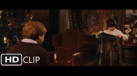 Harry Receives The Invisibility Cloak | Harry Potter and the Sorcerer's Stone - YouTube