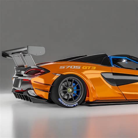 McLaren 570s Spider Turns Unlikely GT3 Racer With CGI Roll Cage and Eerie Nebula - autoevolution