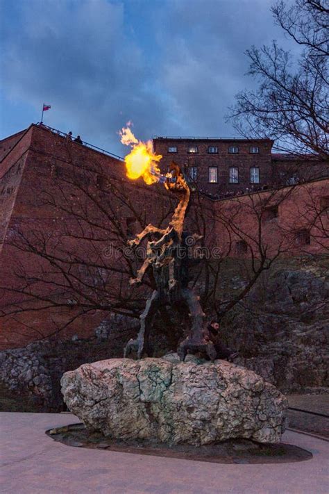 Dragon of Wawel Castle in Krakow Poland Stock Photo - Image of culture ...