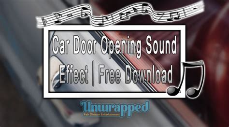 Car Door Opening Sound Effect｜Free Download - Australian Top 10 2021 Lists | Top 10 in Australia ...