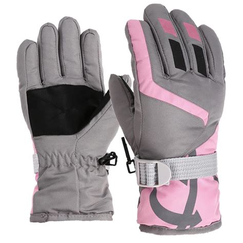 YWDJ Girls Snow Gloves Toddler Girls Boys Snow Gloves Kids Ski Winter Gloves Waterproof ...