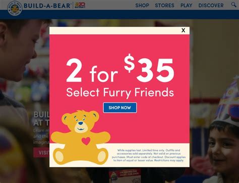 Build-A-Bear Coupons & Promotion Codes