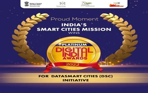 Digital India Awards 2022: India's Smart Cities Mission wins Platinum ...