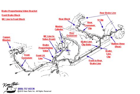 1998 chevy k1500 brake line diagram