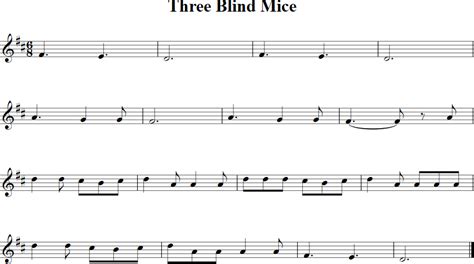 Three Blind Mice | Free Violin Sheet Music