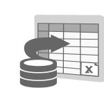 ODB document database computer icon vector image | Free SVG