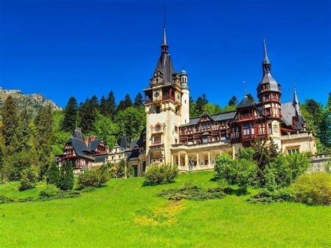 Nestled between the beautiful Carpathian Mountains, Peleș Castle was built between 1873 and 1914 ...