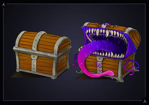 ArtStation - Treasure chest Mimic