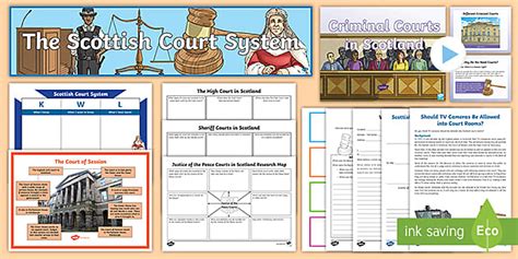 The Scottish Court System Resource Pack (teacher made)