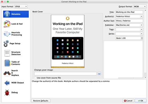 Calibre: How I put epub books on my Kindle – Six Colors