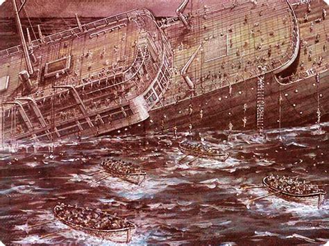 Illustration of the sinking of... - Wilhelm Gustloff Museum