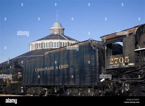 USA, Maryland, Baltimore, Baltimore and Ohio, B&O, Railroad Museum, old trains Stock Photo - Alamy