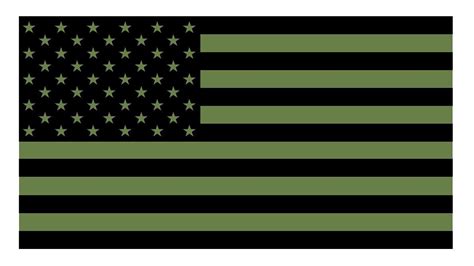 Green Army Flag