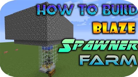 How To Make/Build Blaze Spawner Farm/Grinder In Minecraft (2017) (1.11. ...