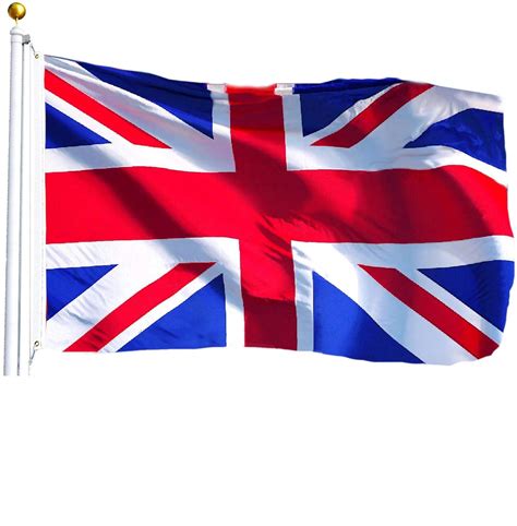 Amazon.com : G128 - United Kingdom Flag (British, Union Jack) | 3x5 ...