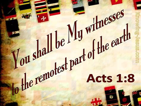 Acts 1:8 You Shall Be My Witnesses (cream)