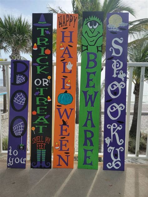 Halloween Porch Signs 2021 | Etsy