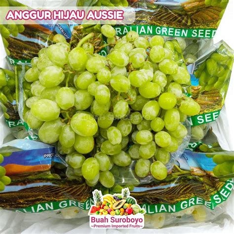 Jual Anggur Hijau Australia (Tanpa Biji) | Shopee Indonesia