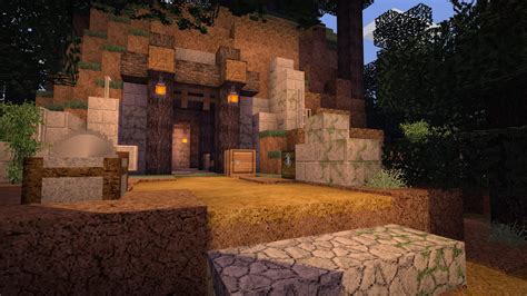 The entrance to my mine : r/Minecraft