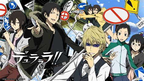 Durarara!! HD Wallpaper: Iconic Characters in Action