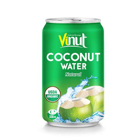 Organic Coconut Water 330ml Can (USDA Organic, EU Organic) | Ekowarehouse