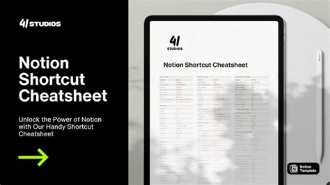 Ultimate Notion Shortcut Cheat Sheet - Etsy