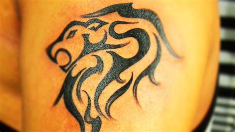 Tribal Lion 15 00 Via Etsy Line Drawing Tattoos Triba - vrogue.co