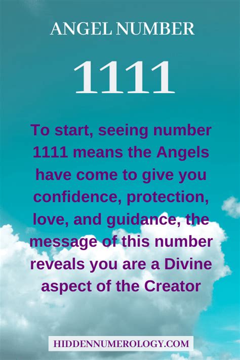 1111 Meaning - Seeing 111 Angel Number - Hidden Numerology | Angel ...