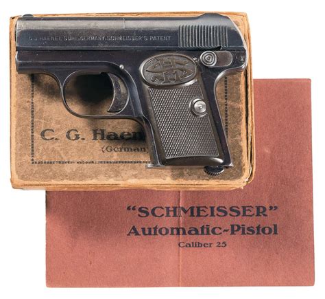 C.G. Haenel Schmeisser Model One Pocket Pistol with Box | Rock Island ...