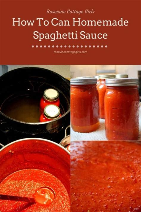 The Best Homemade Canned Spaghetti Sauce Recipe