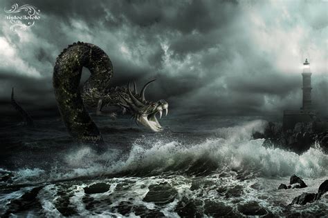 Sea Dragon (Leviathan) by 4istoe3oloto on DeviantArt