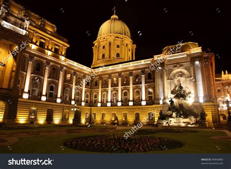 Amazing Night View Of The Buda Castle