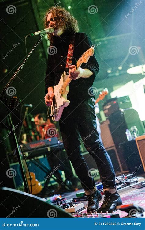 War on Drugs Band Adam Granduciel Live in Concert at Newcastle O2 Academy Editorial Photography ...