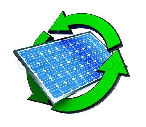 Renewable energy solar panels | Stock image | Colourbox