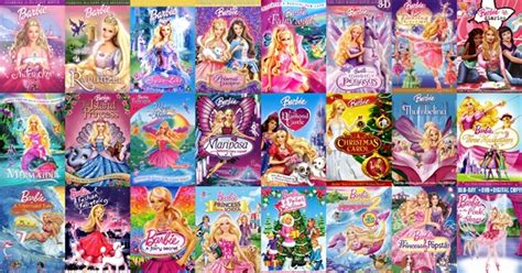 Complete List of Barbie Movies - How many have you seen?