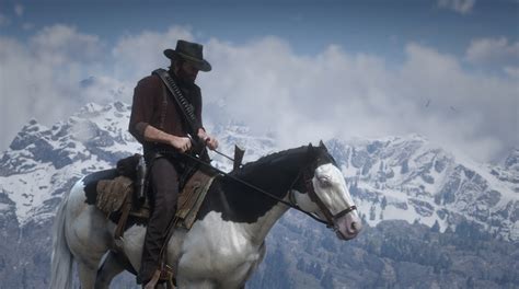 RDR2 - Splashed White American Paint... I just wanted to show off my beautiful girl, Eagle : r ...